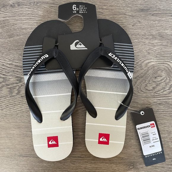 Quiksilver Java Flip Flops Boy's 6 - Picture 1 of 2